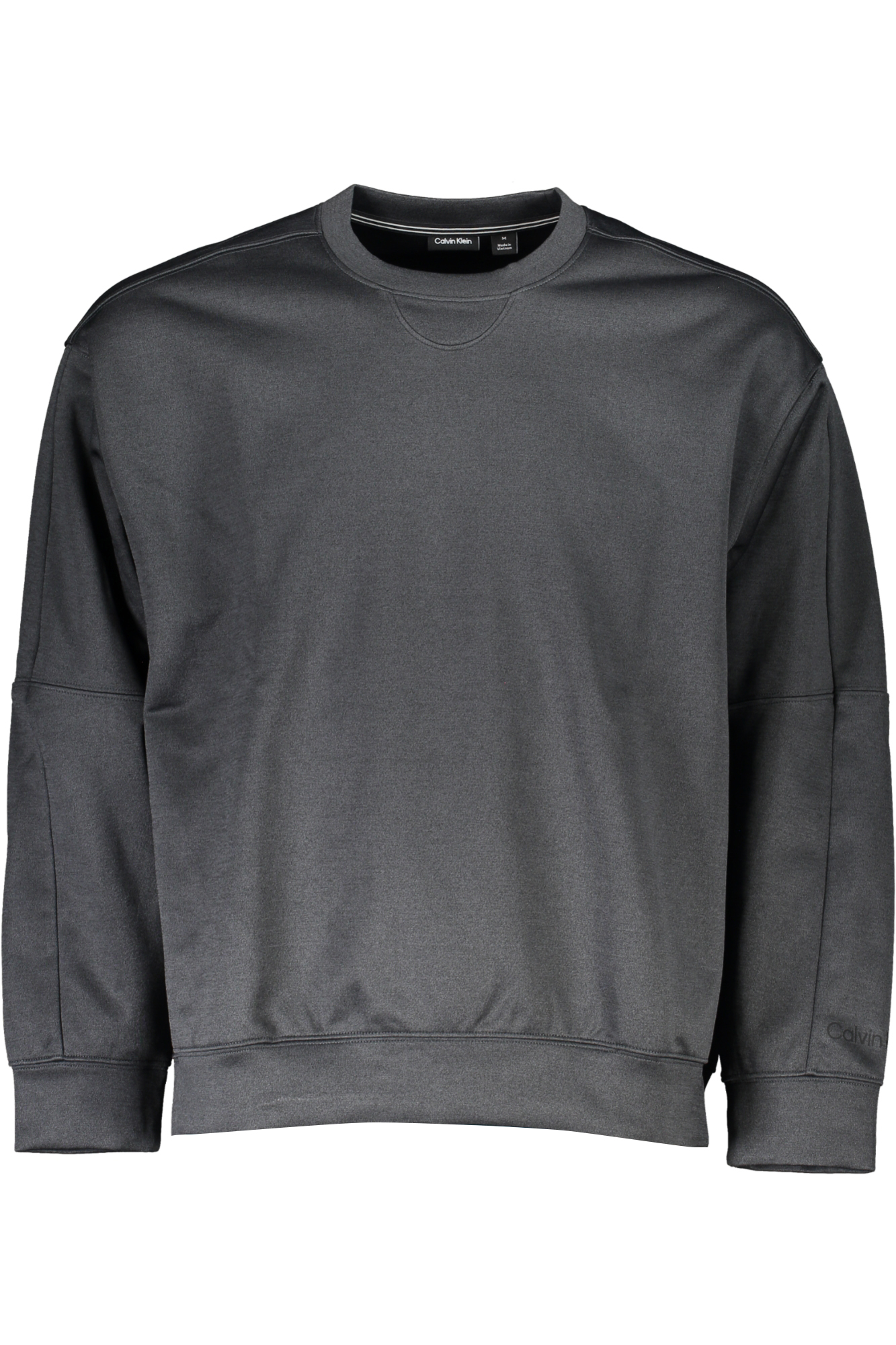 CALVIN KLEIN FELPA SENZA ZIP UOMO NERO