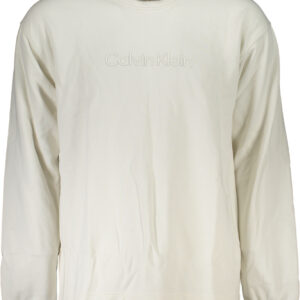 CALVIN KLEIN FELPA SENZA ZIP UOMO BIANCO
