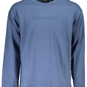 CALVIN KLEIN FELPA SENZA ZIP UOMO BLU