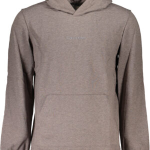 CALVIN KLEIN FELPA SENZA ZIP UOMO MARRONE