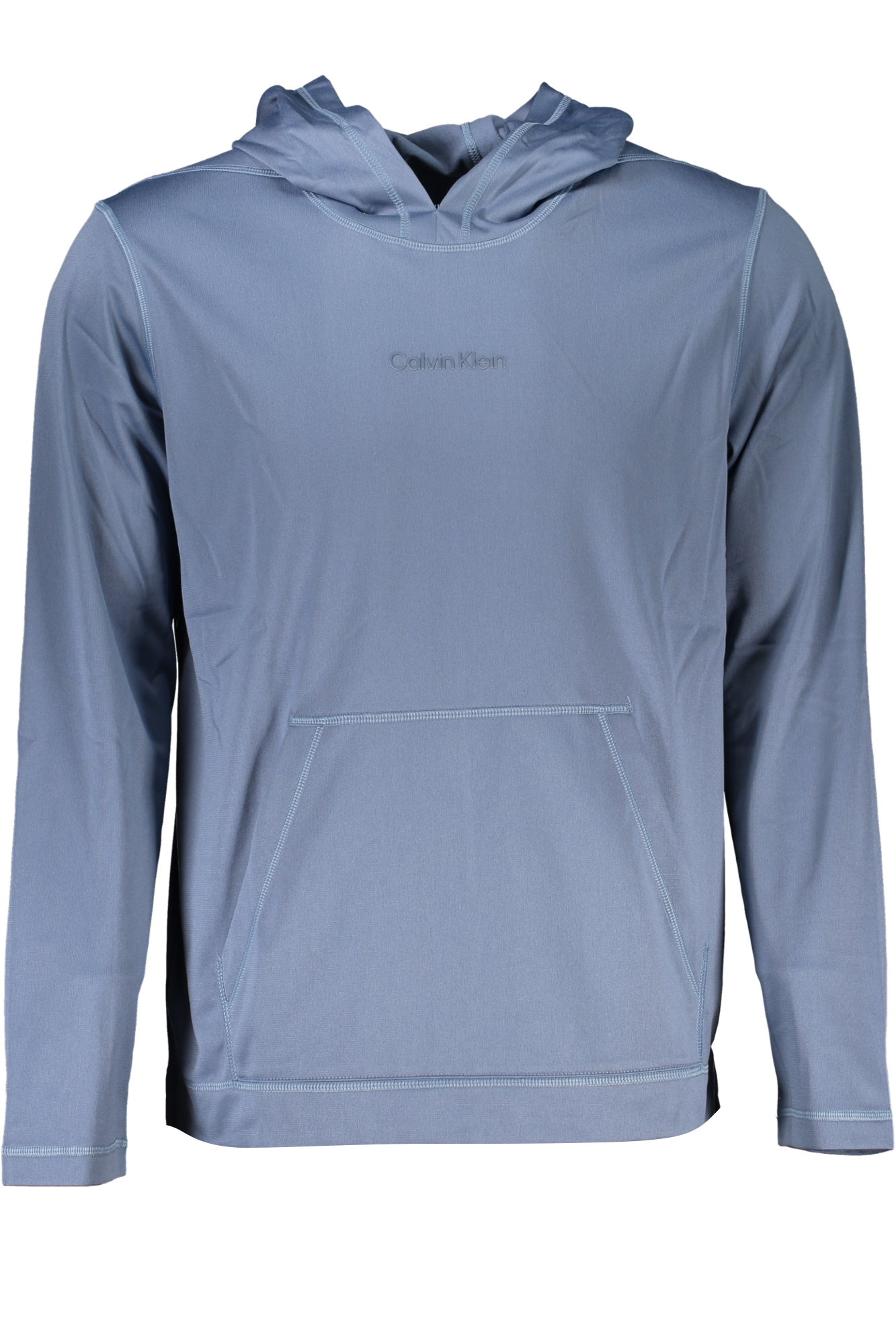 CALVIN KLEIN FELPA SENZA ZIP UOMO BLU