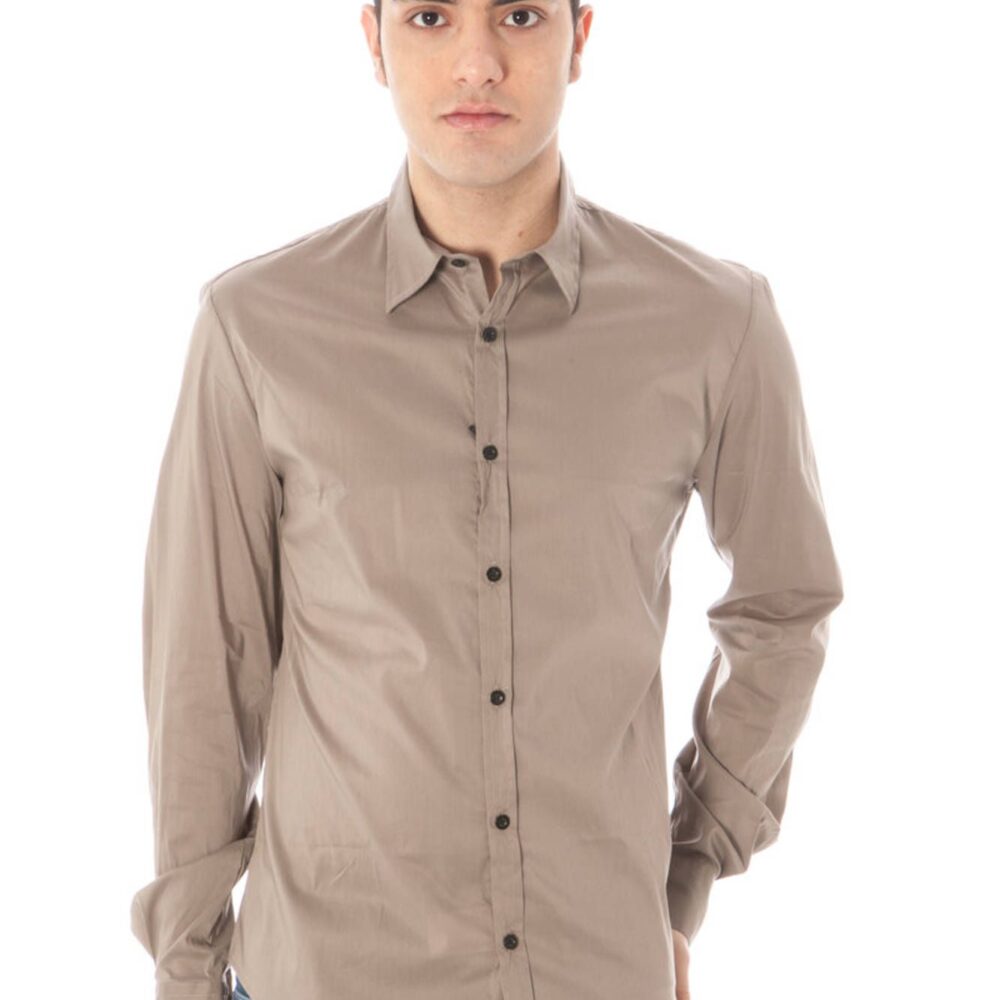COSTUME NATIONAL CAMICIA MANICHE LUNGHE UOMO VERDE