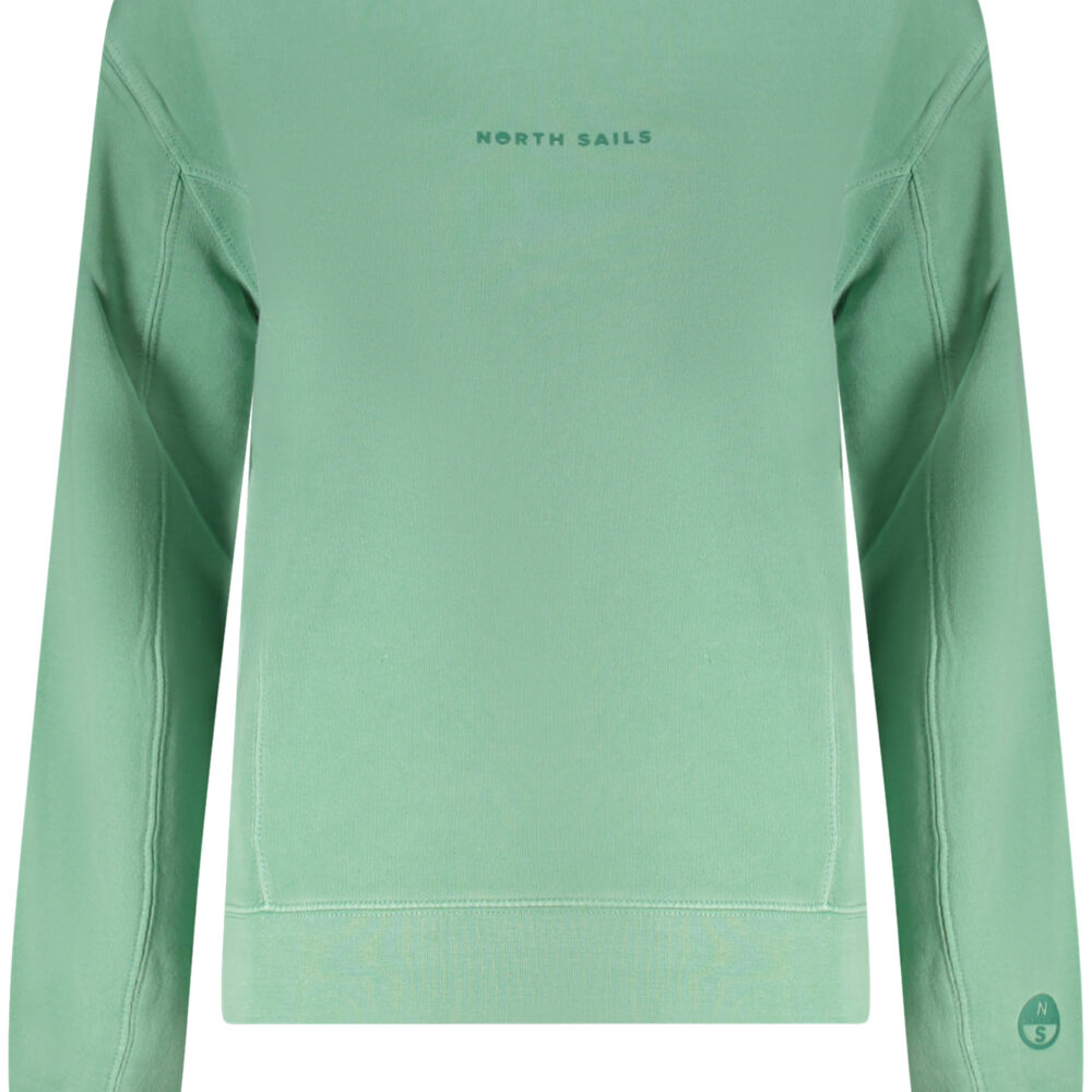 NORTH SAILS FELPA SENZA ZIP DONNA VERDE