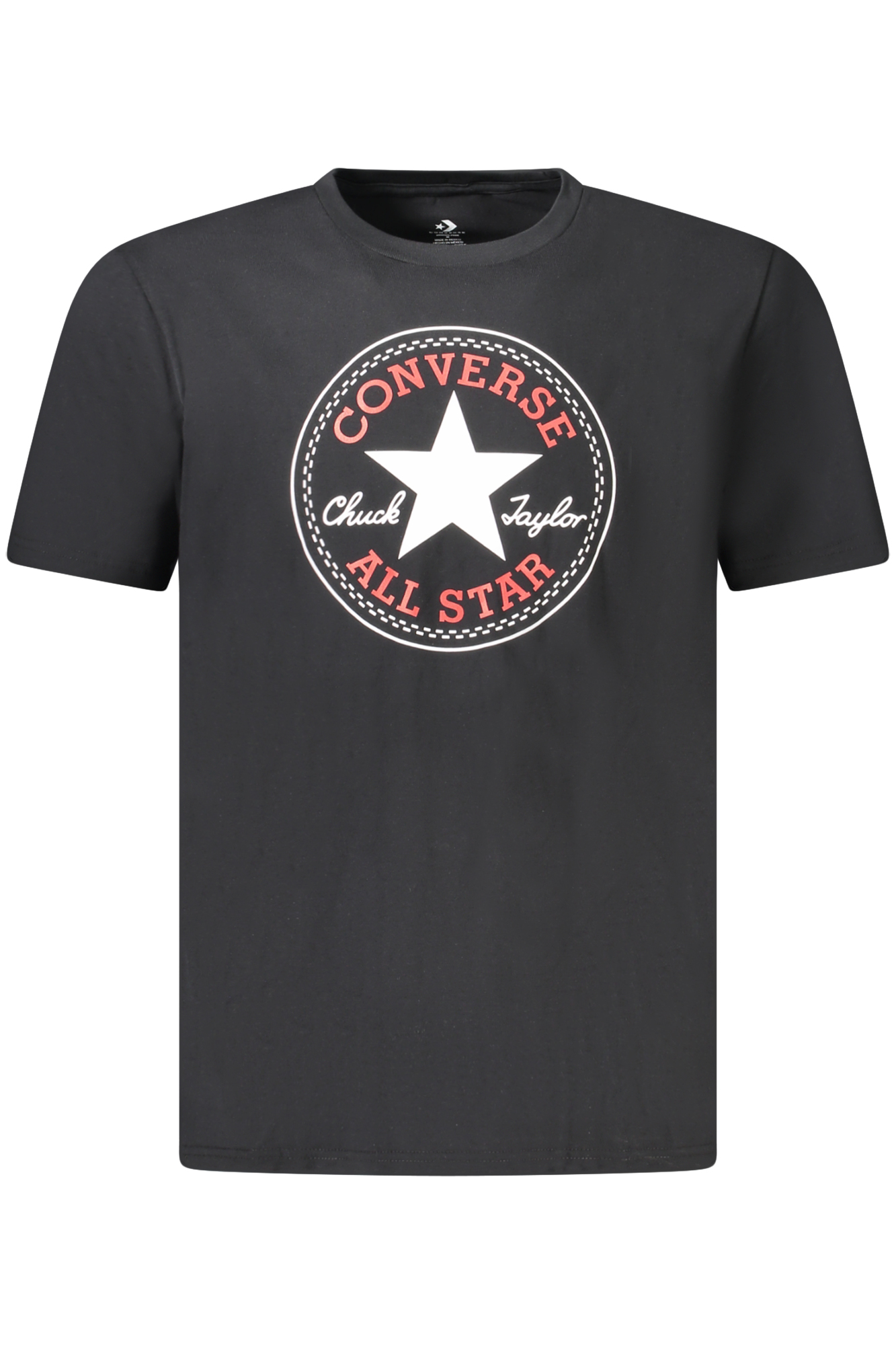 CONVERSE T-SHIRT MANICHE CORTE UOMO NERO