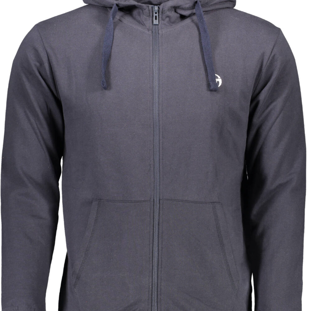 SERGIO TACCHINI FELPA CON ZIP UOMO BLU
