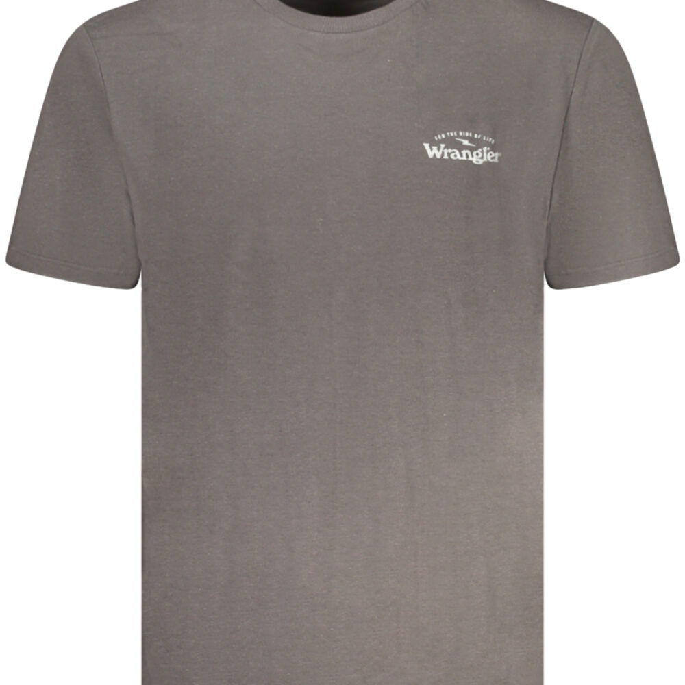 WRANGLER T-SHIRT MANICHE CORTE UOMO NERO