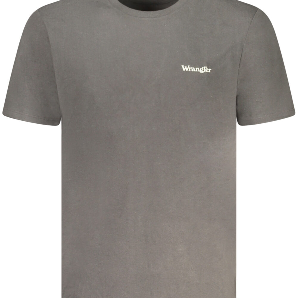 WRANGLER T-SHIRT MANICHE CORTE UOMO NERO