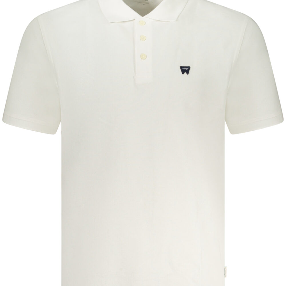 WRANGLER POLO MANICHE CORTE UOMO BIANCO