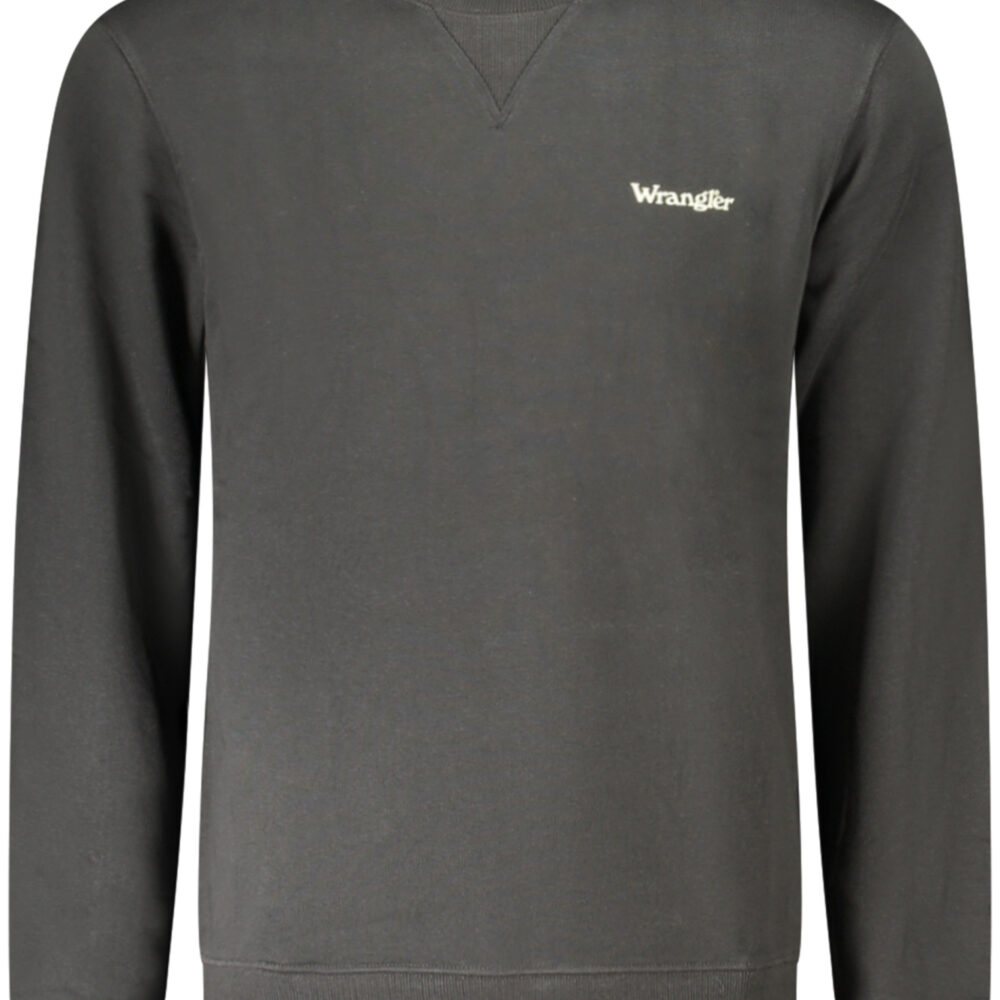 WRANGLER FELPA SENZA ZIP UOMO NERO