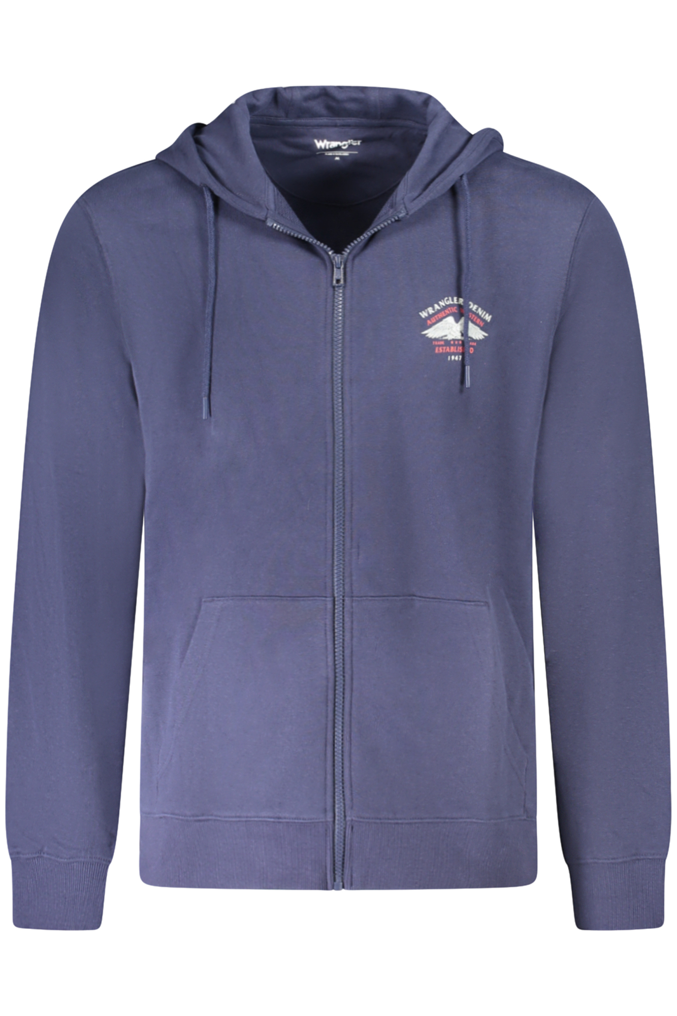 WRANGLER FELPA CON ZIP UOMO BLU