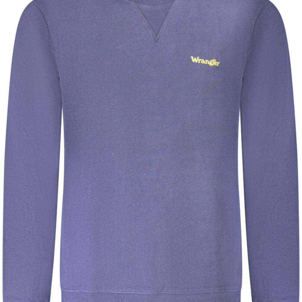 WRANGLER FELPA SENZA ZIP UOMO BLU