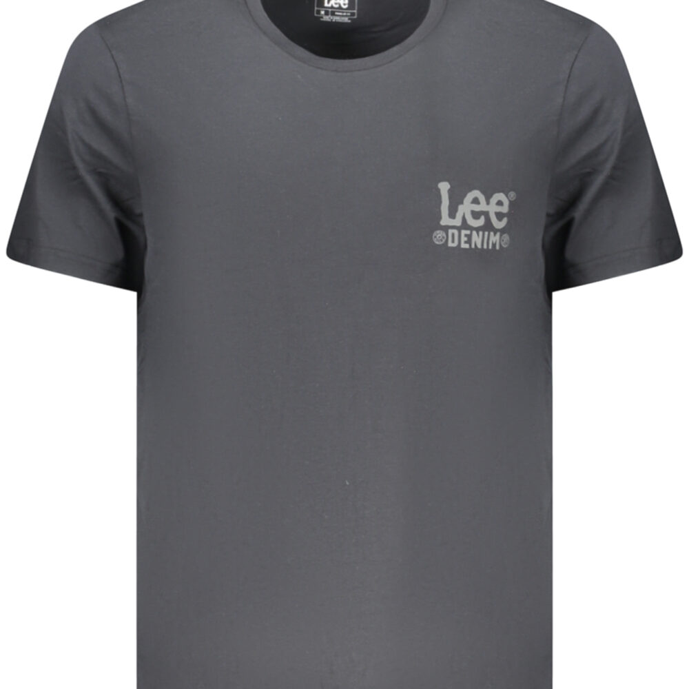 LEE T-SHIRT MANICHE CORTE UOMO NERO
