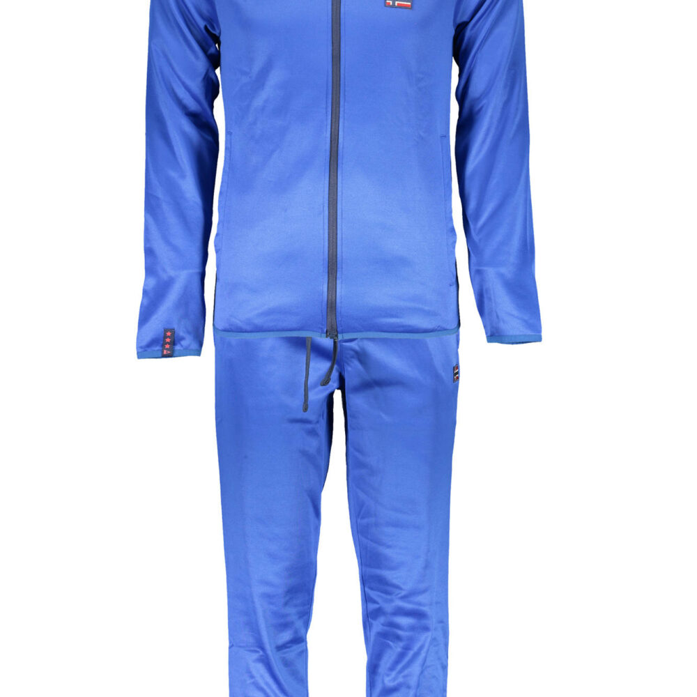 NORWAY 1963 FELPA CON ZIP UOMO BLU