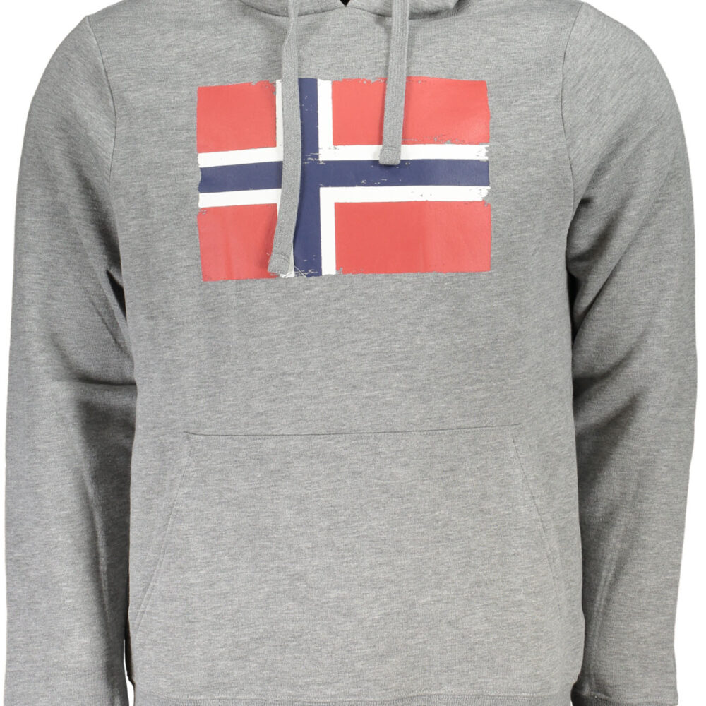 NORWAY 1963 FELPA SENZA ZIP UOMO GRIGIO
