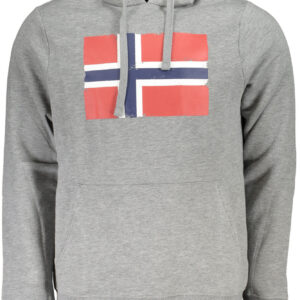 NORWAY 1963 FELPA SENZA ZIP UOMO GRIGIO
