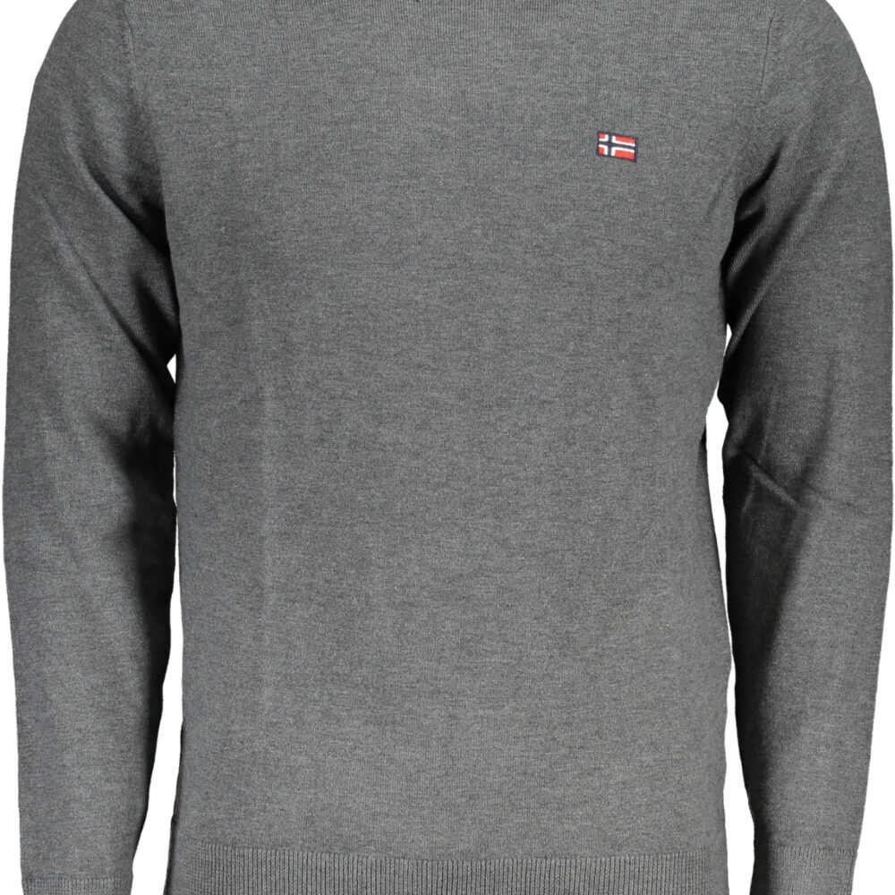 NORWAY 1963 MAGLIA UOMO GRIGIO