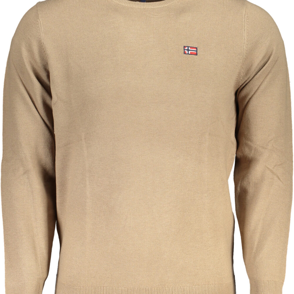 NORWAY 1963 MAGLIA UOMO MARRONE