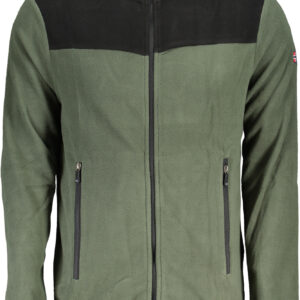 NORWAY 1963 FELPA CON ZIP UOMO VERDE