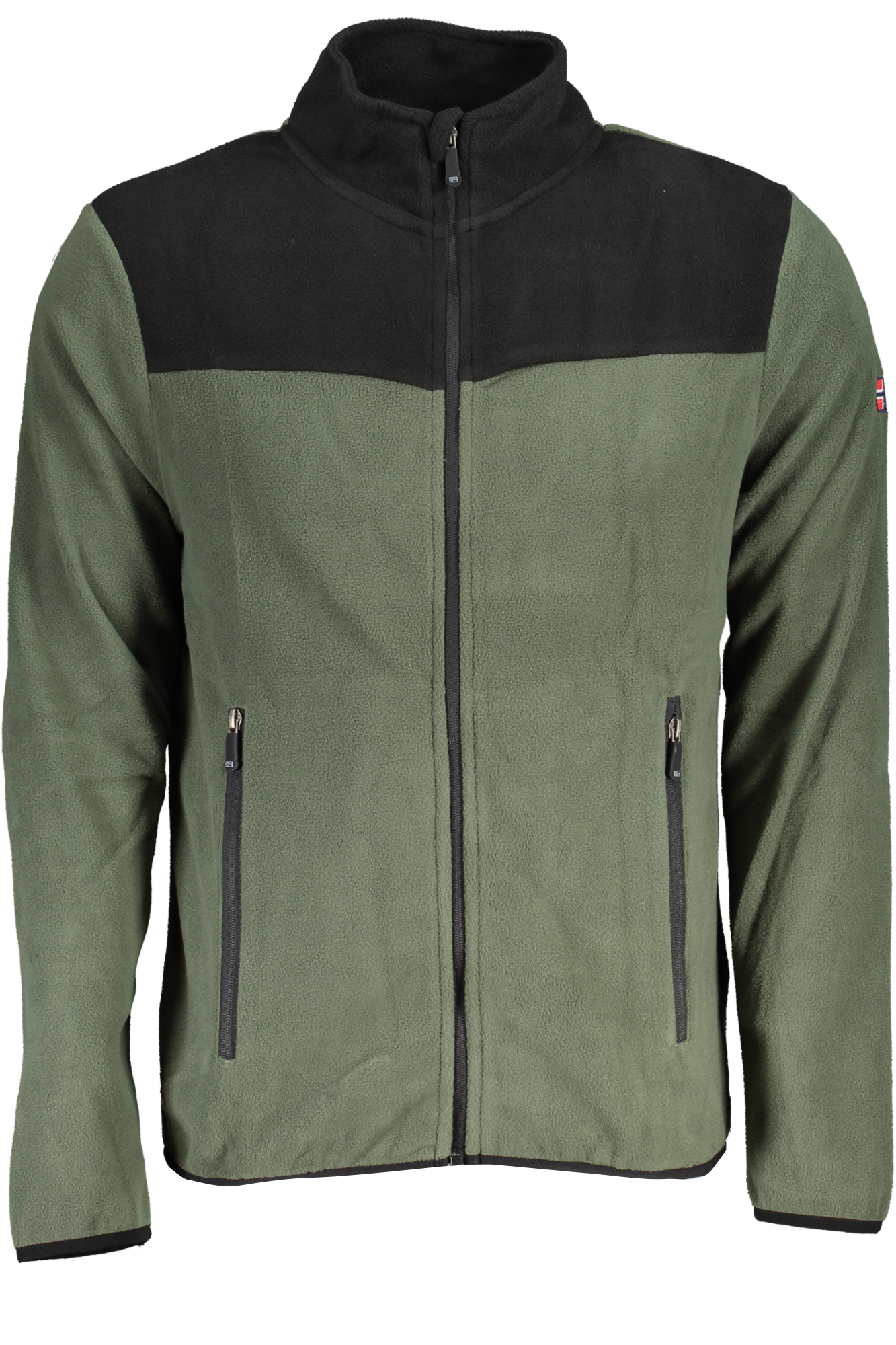 NORWAY 1963 FELPA CON ZIP UOMO VERDE