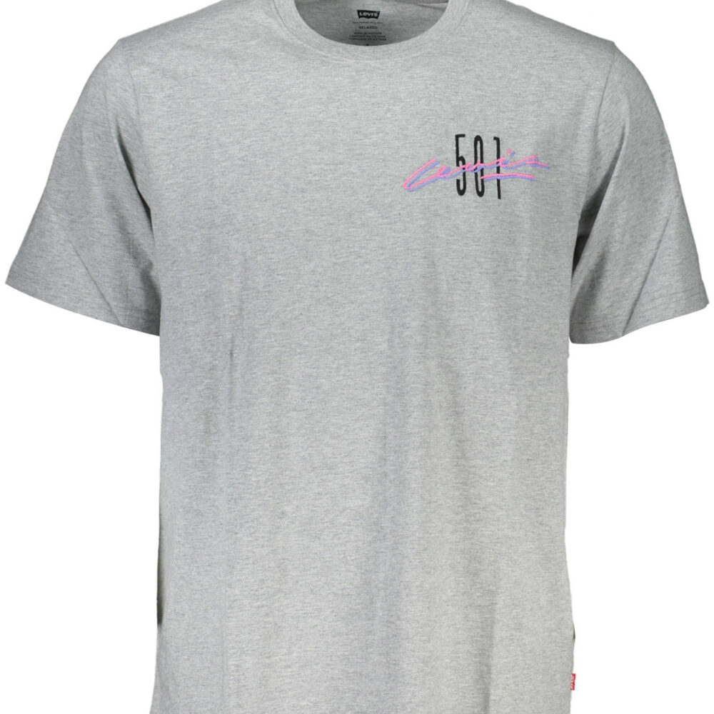 LEVI'S T-SHIRT MANICHE CORTE UOMO GRIGIO