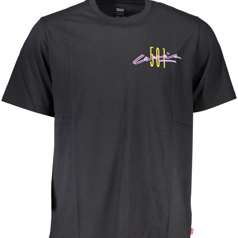 LEVI'S T-SHIRT MANICHE CORTE UOMO NERO