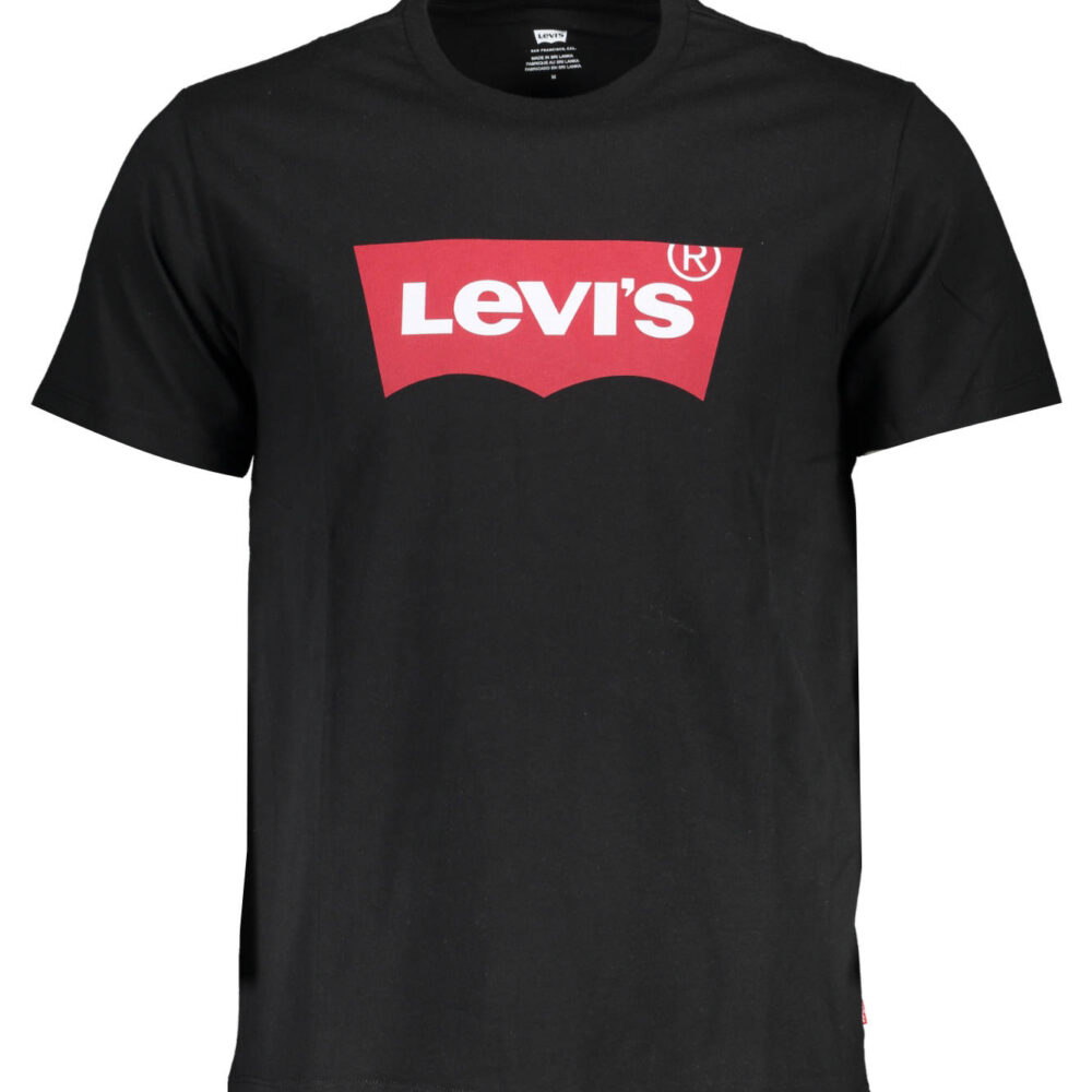 LEVI'S T-SHIRT MANICHE CORTE UOMO NERO