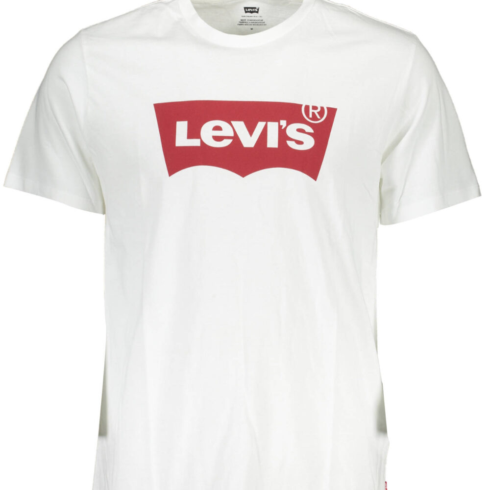 LEVI'S T-SHIRT MANICHE CORTE UOMO BIANCO