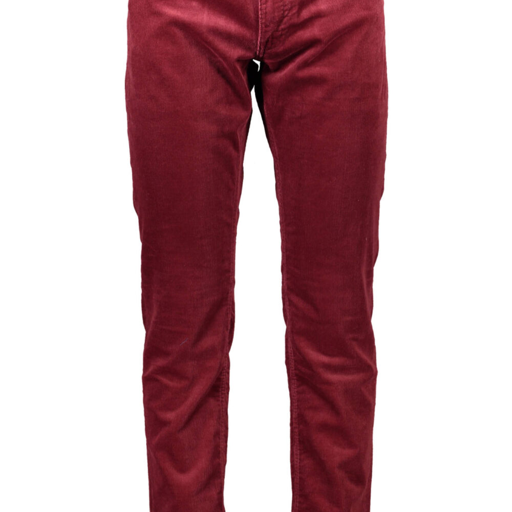 GANT PANTALONE UOMO ROSSO