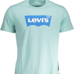 LEVI'S T-SHIRT MANICHE CORTE UOMO AZZURRO