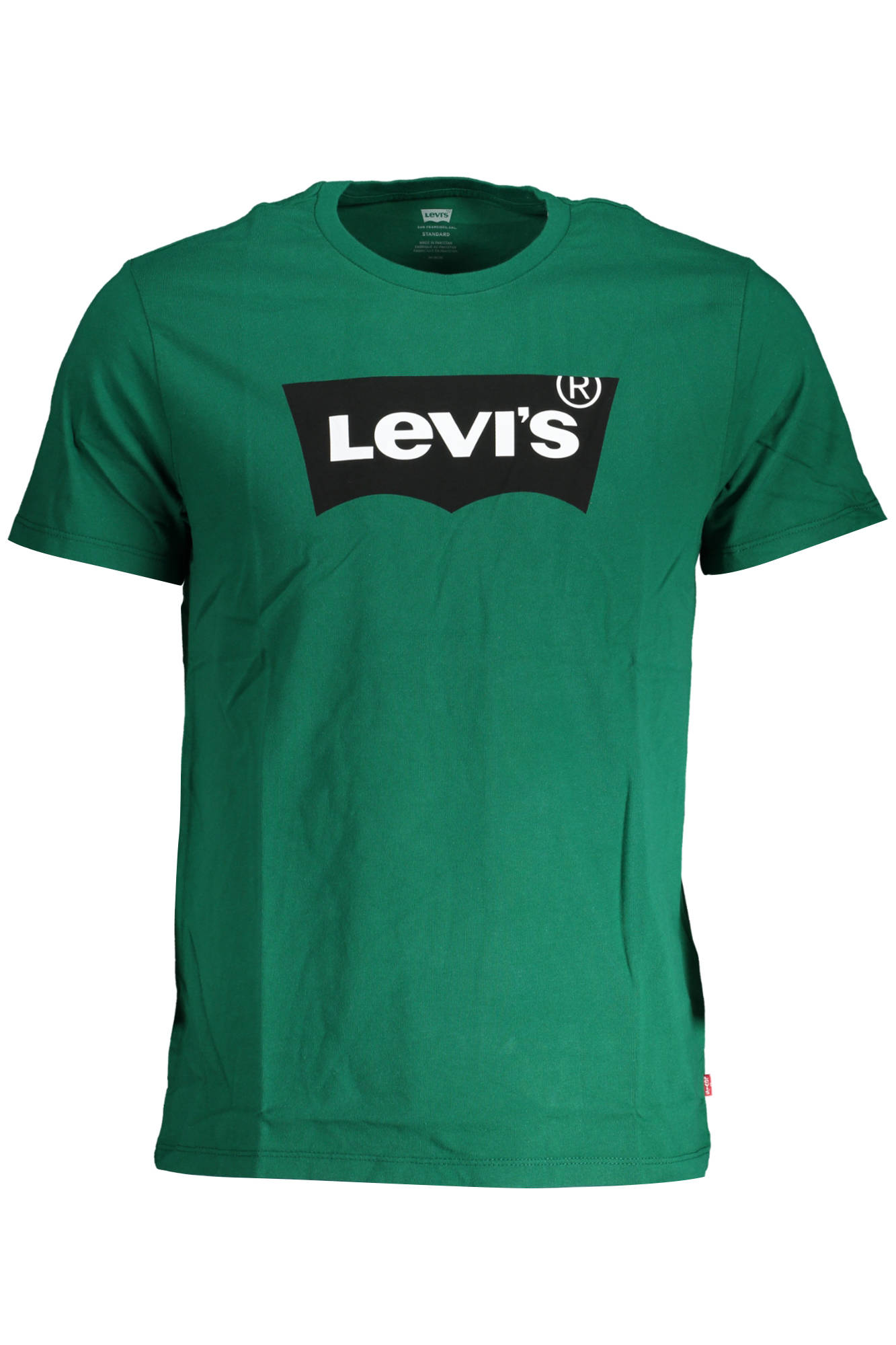 LEVI'S T-SHIRT MANICHE CORTE UOMO VERDE