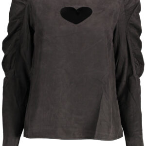 DESIGUAL CAMICIA MANICHE LUNGHE DONNA NERO