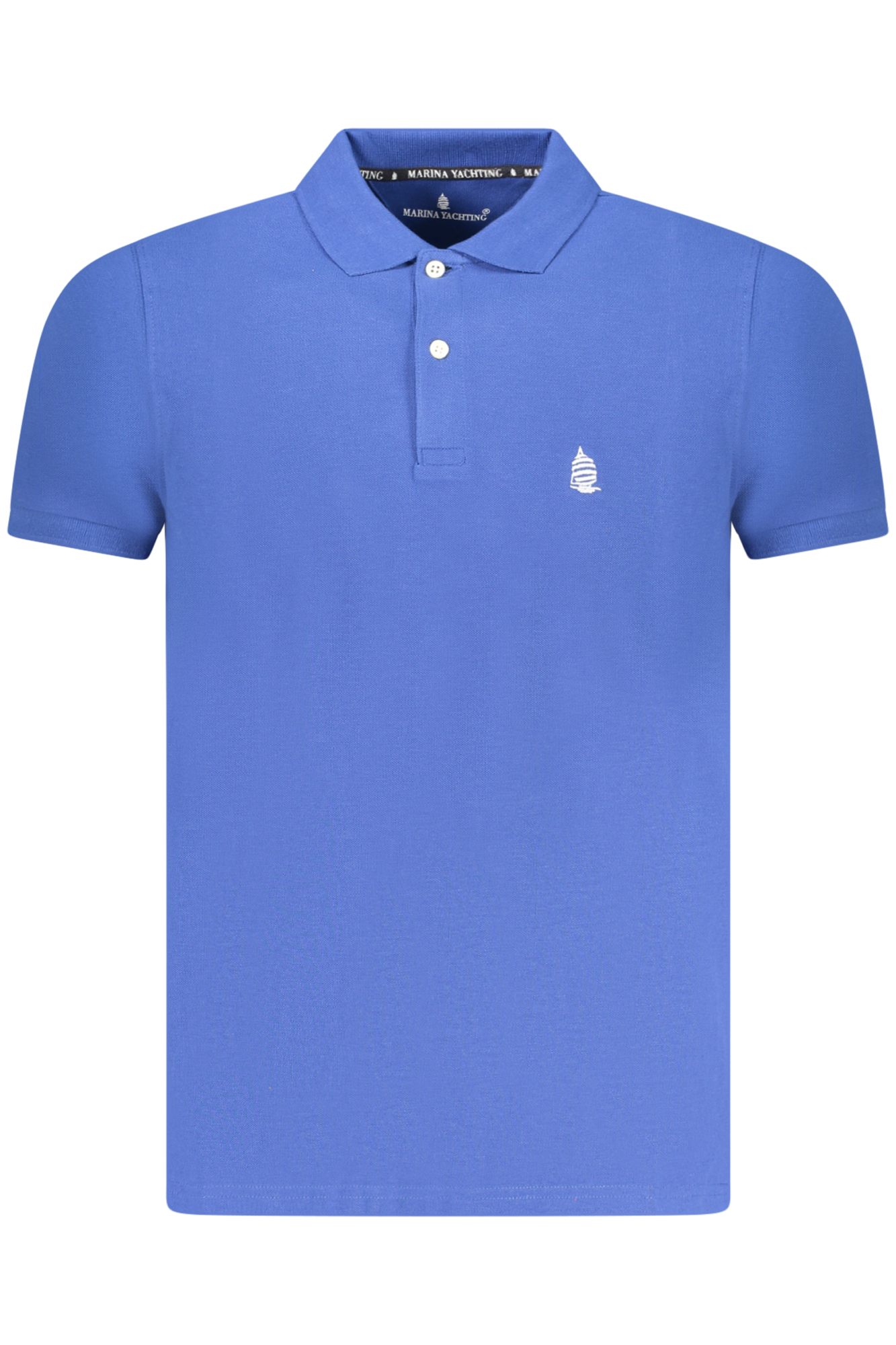 MARINA YACHTING POLO MANICHE CORTE UOMO BLU