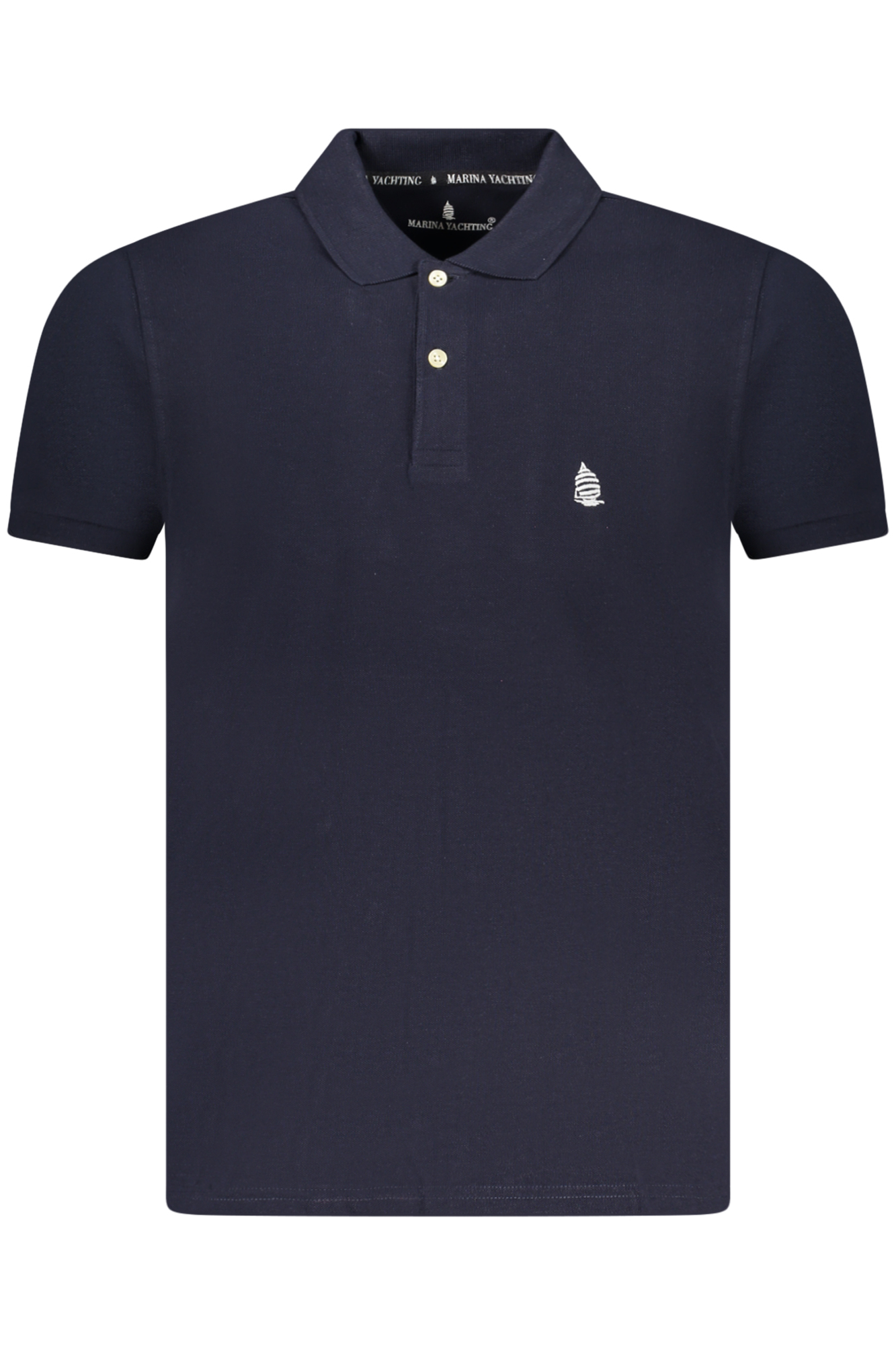MARINA YACHTING POLO MANICHE CORTE UOMO BLU