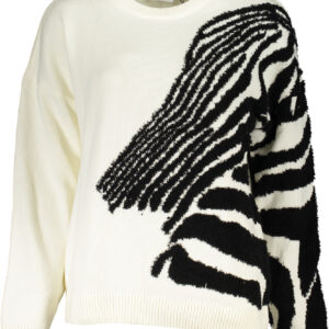 DESIGUAL MAGLIA DONNA BIANCO