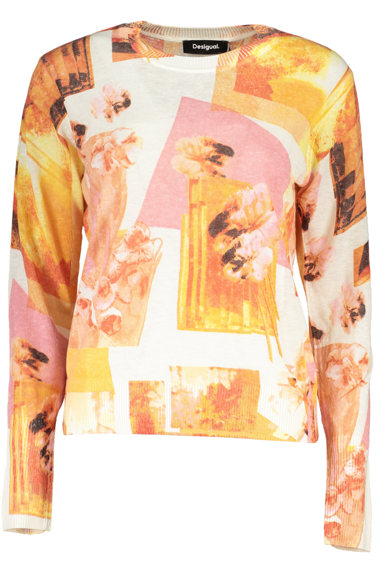 DESIGUAL MAGLIA DONNA BIANCO
