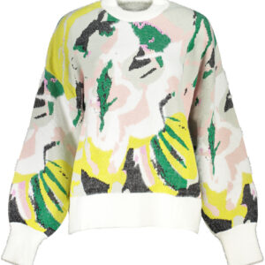 DESIGUAL MAGLIA DONNA BIANCO