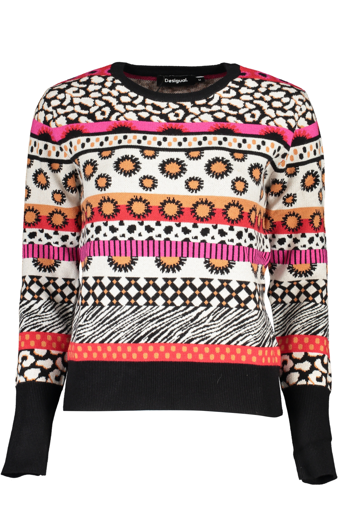 DESIGUAL MAGLIA DONNA ROSA