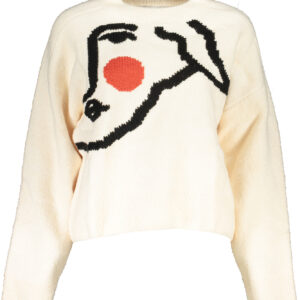 DESIGUAL MAGLIONE DONNA BIANCO