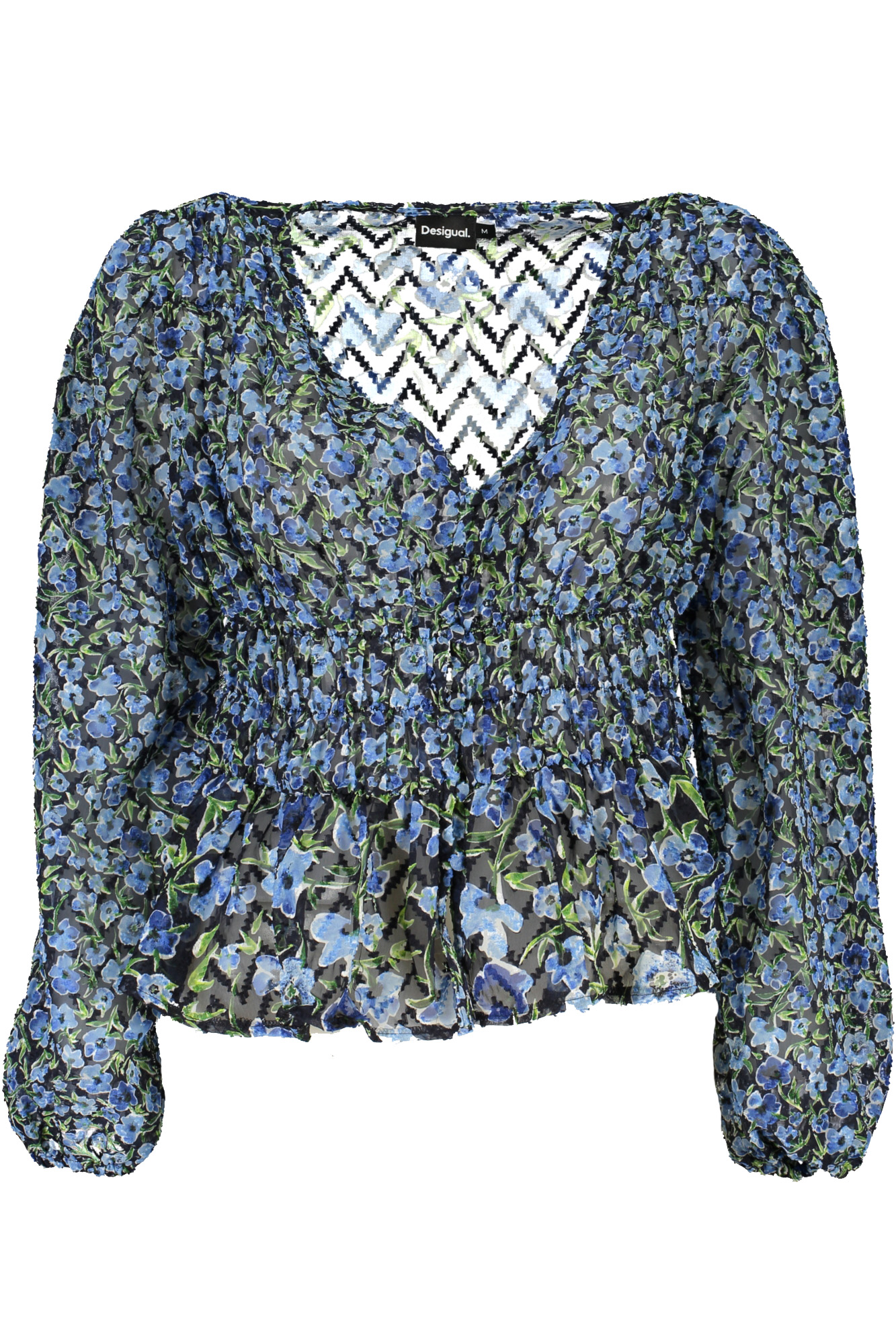 DESIGUAL MAGLIA DONNA BLU