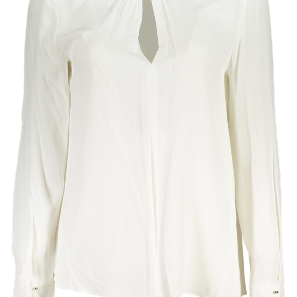 PATRIZIA PEPE CAMICIA MANICHE LUNGHE DONNA BIANCO