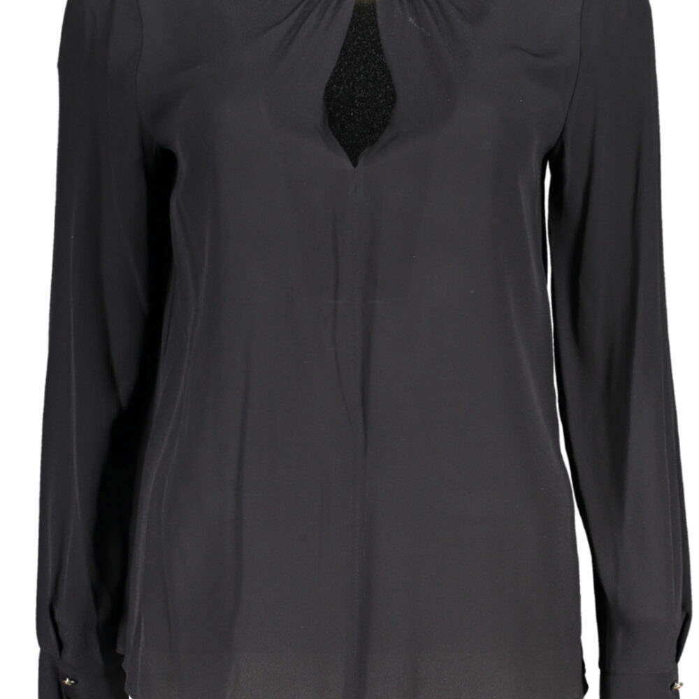 PATRIZIA PEPE CAMICIA MANICHE LUNGHE DONNA NERO