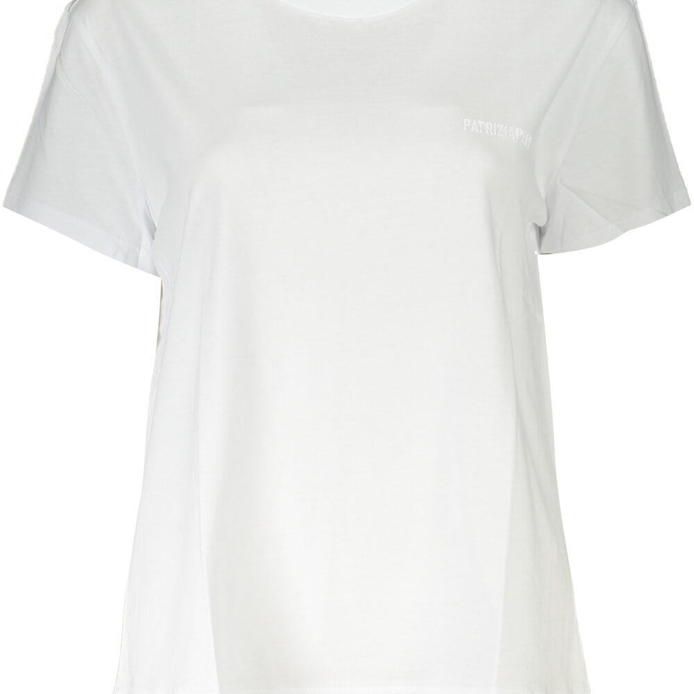PATRIZIA PEPE T-SHIRT MANICHE CORTE DONNA BIANCO