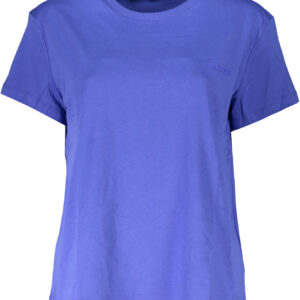 PATRIZIA PEPE T-SHIRT MANICHE CORTE DONNA BLU