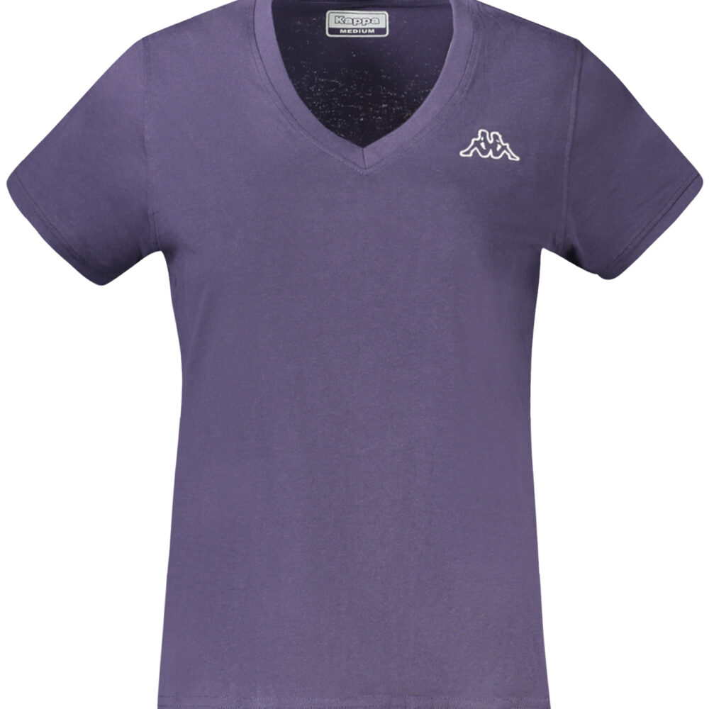 KAPPA T-SHIRT MANICHE CORTE DONNA BLU
