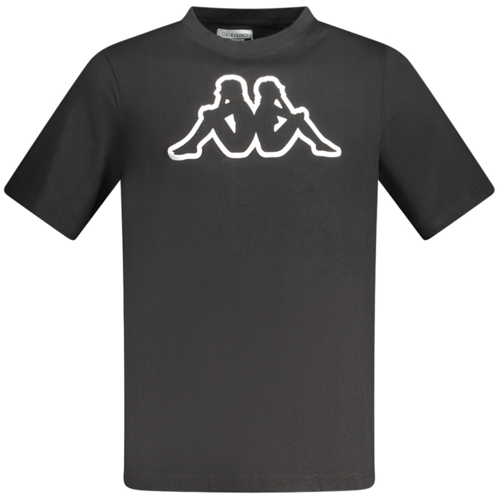 KAPPA T-SHIRT MANICHE CORTE UOMO NERO