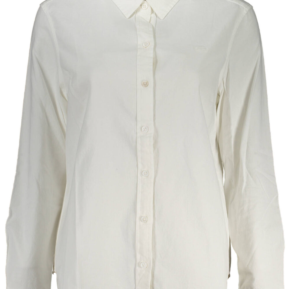 LEVI'S CAMICIA MANICHE LUNGHE DONNA BIANCO