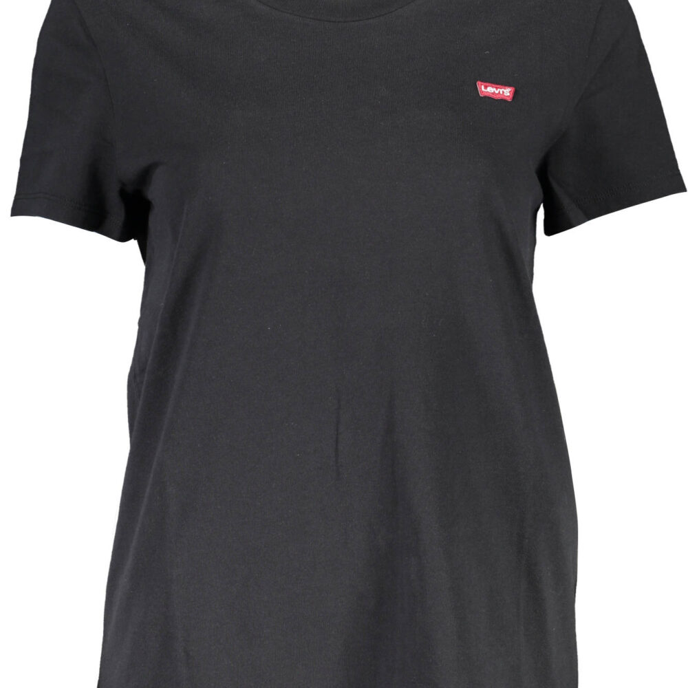 LEVI'S T-SHIRT MANICHE CORTE DONNA NERO