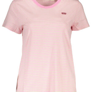 LEVI'S T-SHIRT MANICHE CORTE DONNA ROSA