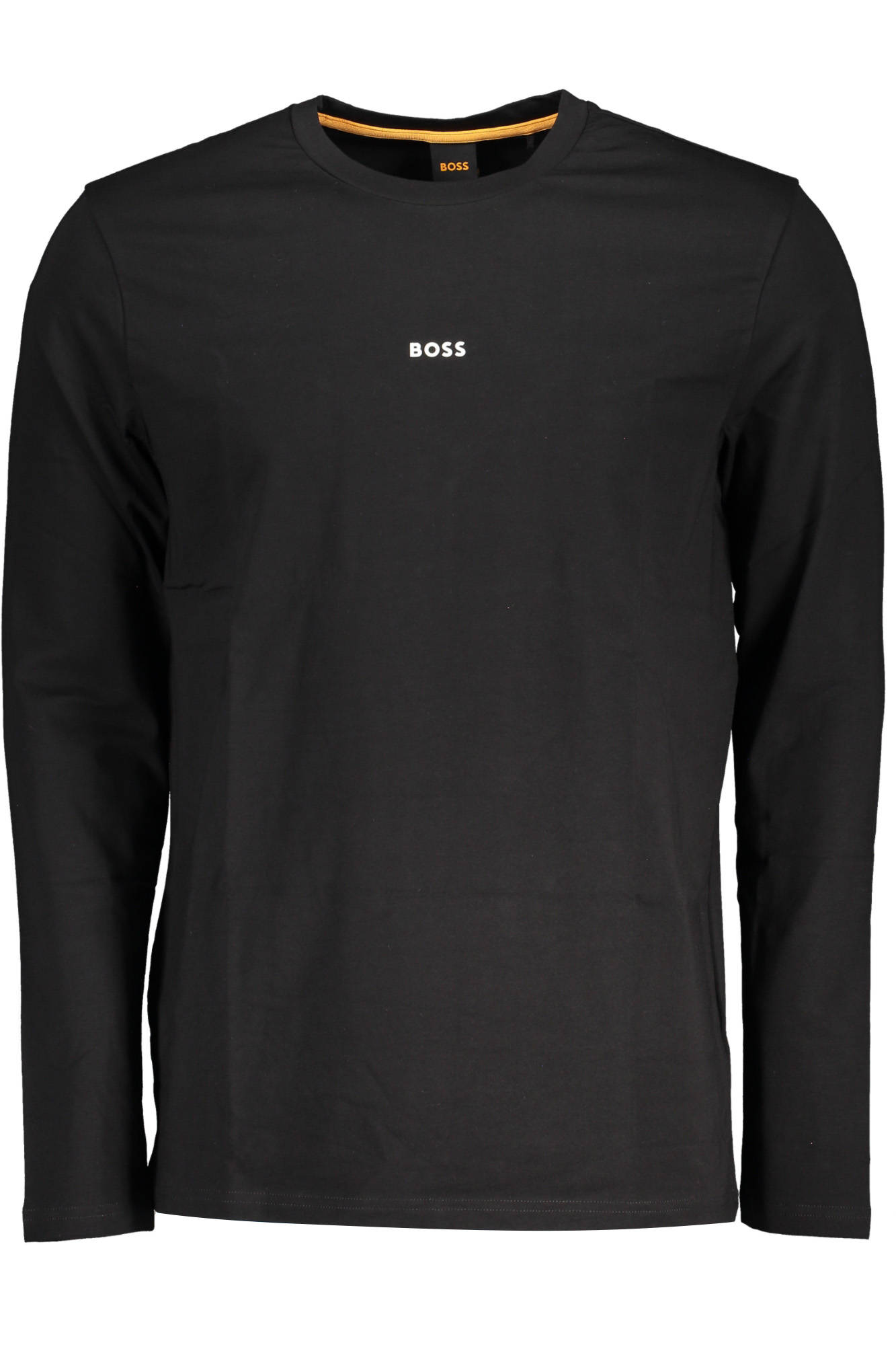BOSS T-SHIRT MANICHE LUNGHE UOMO NERO
