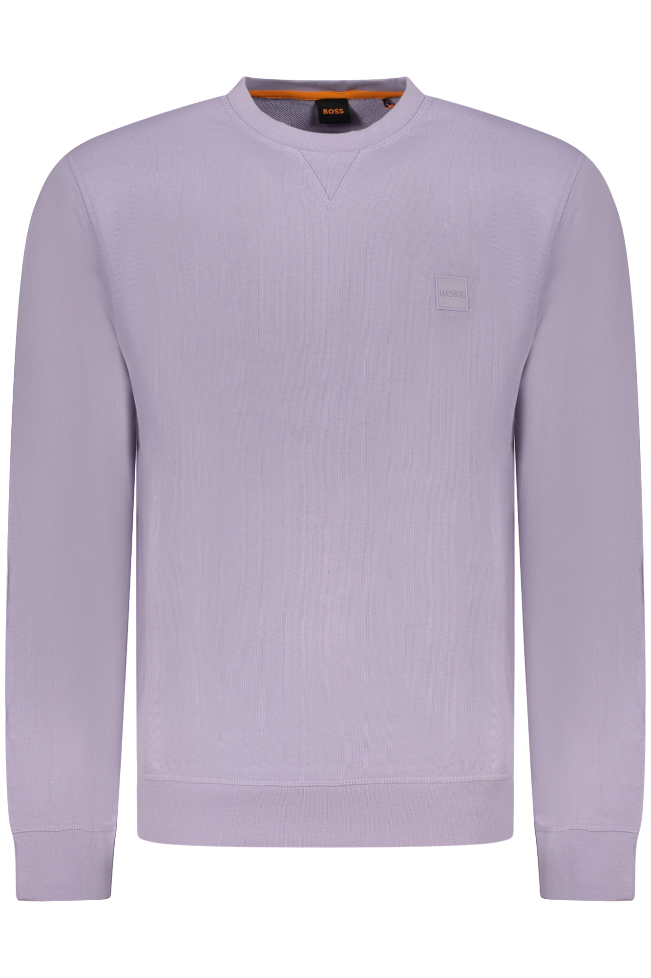 BOSS FELPA SENZA ZIP UOMO VIOLA